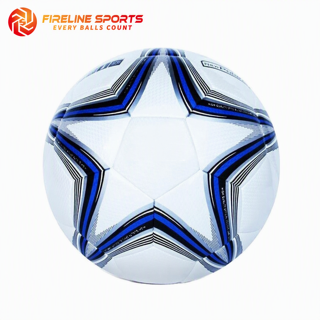 Soccer Ball — Geometric Blue/Black