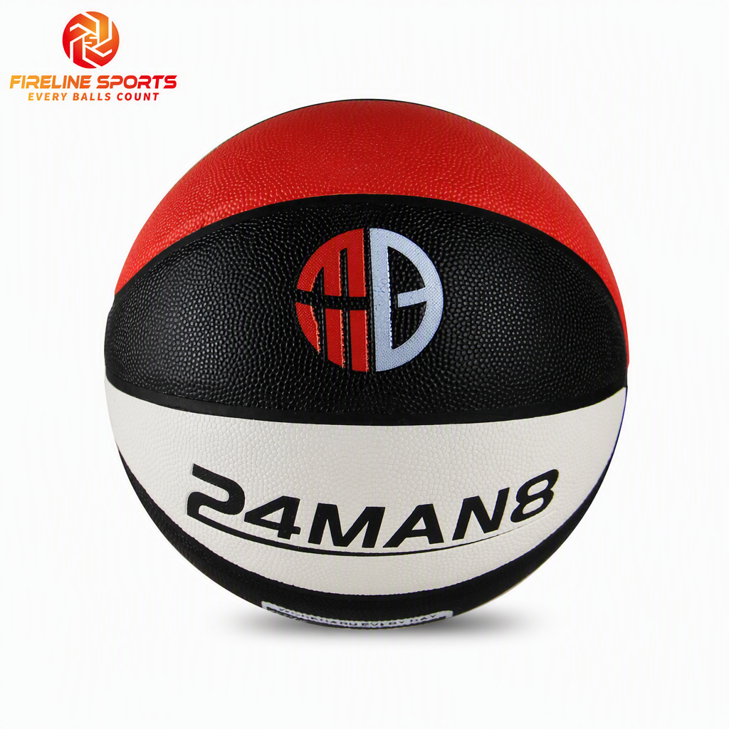 Custom Basketball for Training — Red Black White