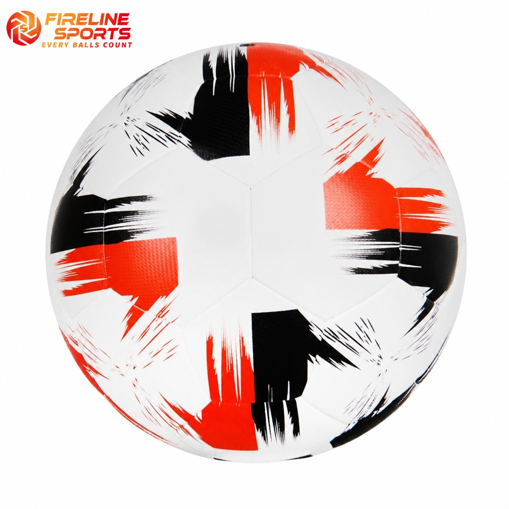 Soccer Ball — Red/White